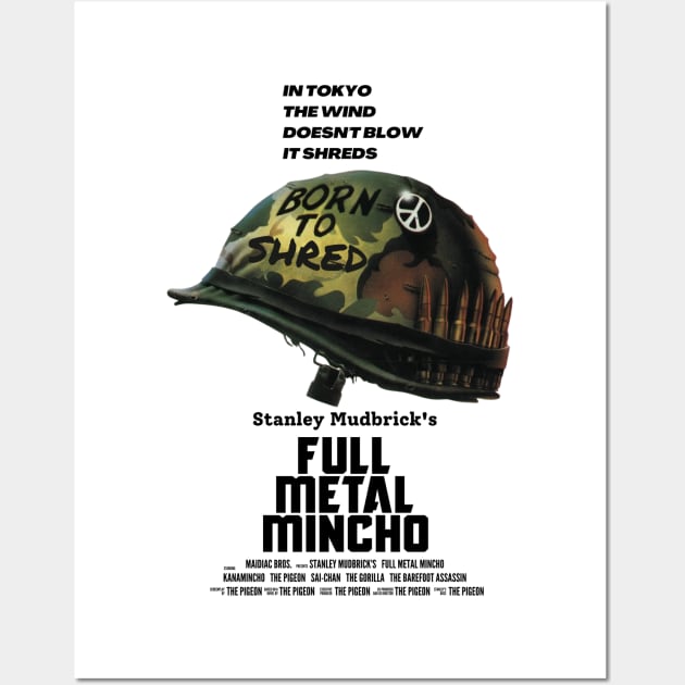 Full Metal Mincho Wall Art by Daz Art & Designs